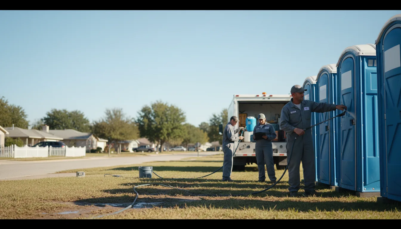Long-Term Portable Toilet Rental in Anacoco, LA near me
